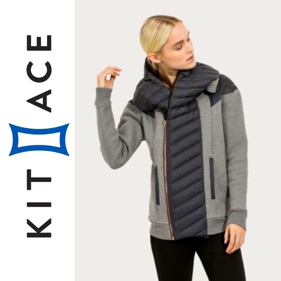 Kit and Ace Jackets & Blazers - Kit And Ace Cashmere Blend Liberty French Terry Puffer Jacket Coat Retail $368